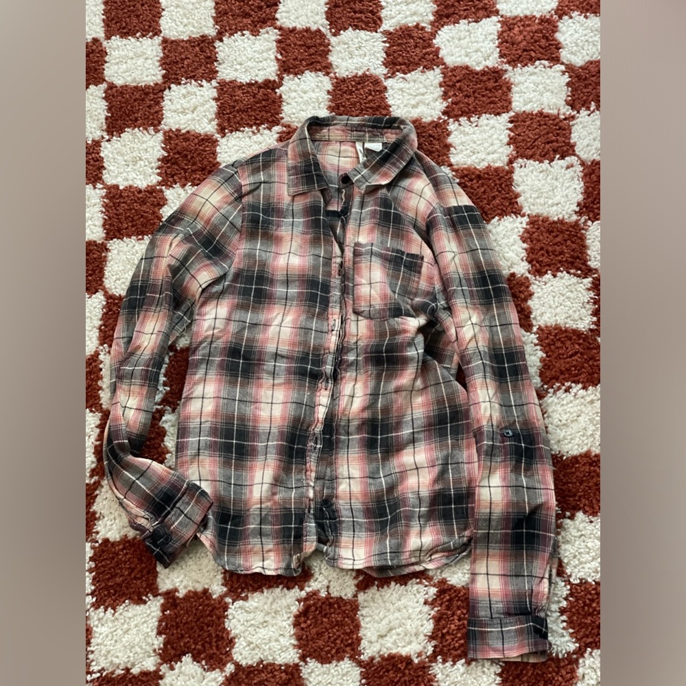 Pink and Black Flannel